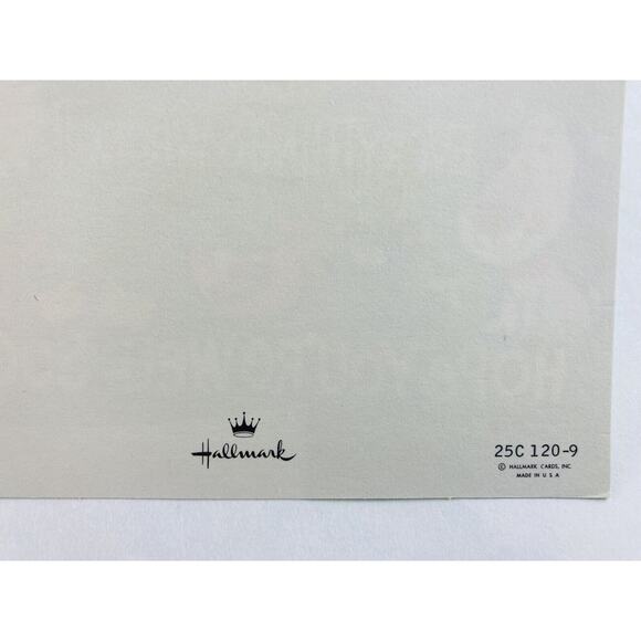 Vintage Hallmark Trifold Greeting Card Farm Funny RARE Get Well Horses Puppy Sad - Picture 8 of 9